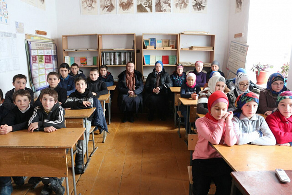 Встреча с учащимися Шуланинской СОШ с. Шулани Гунибского района