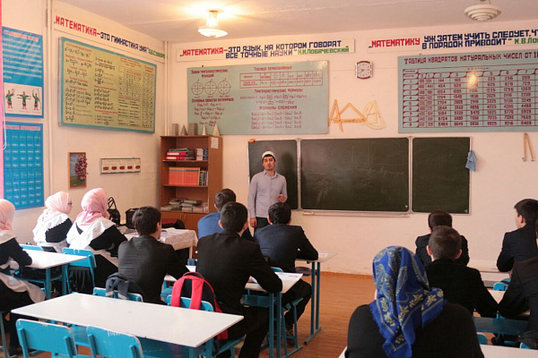 Встреча с учащимися лицея, с.Дылым Казбековского района