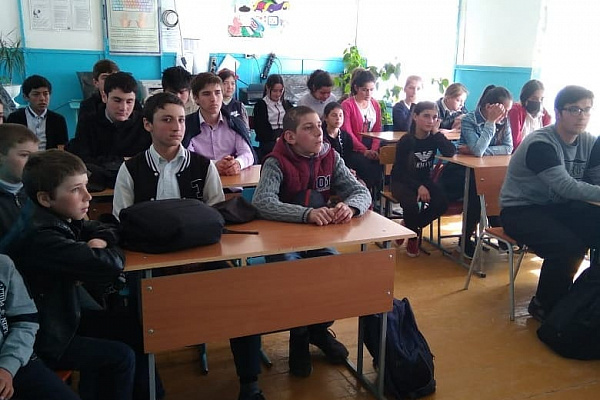 Встреча с учащимися СОШ Лакского района