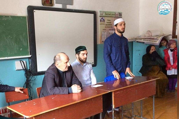 Встреча с учащимися СОШ Шамильского района